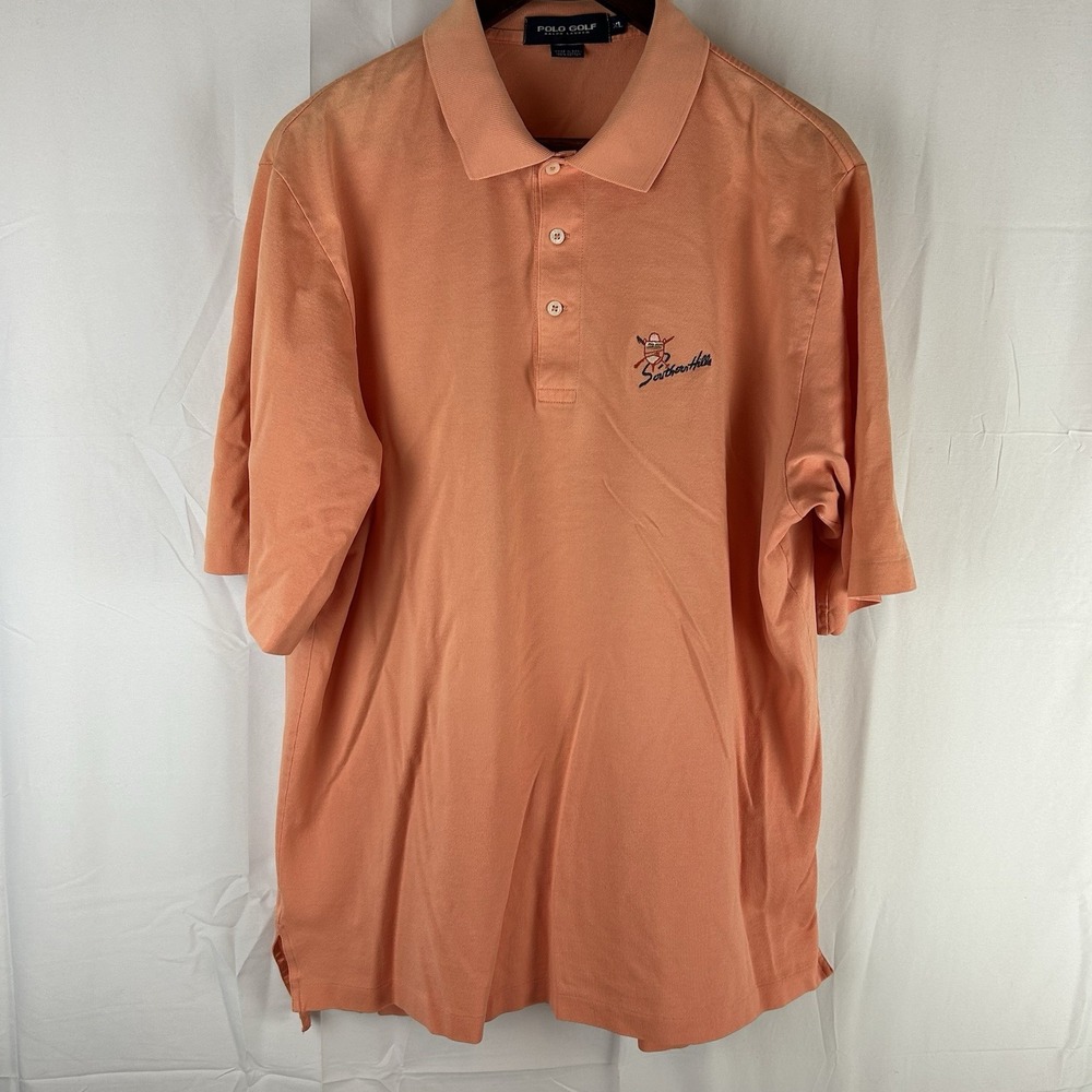 Polo Golf Ralph Lauren Mens XL Orange Polo Southern Hills *Sun Fade - Picture 2 of 10